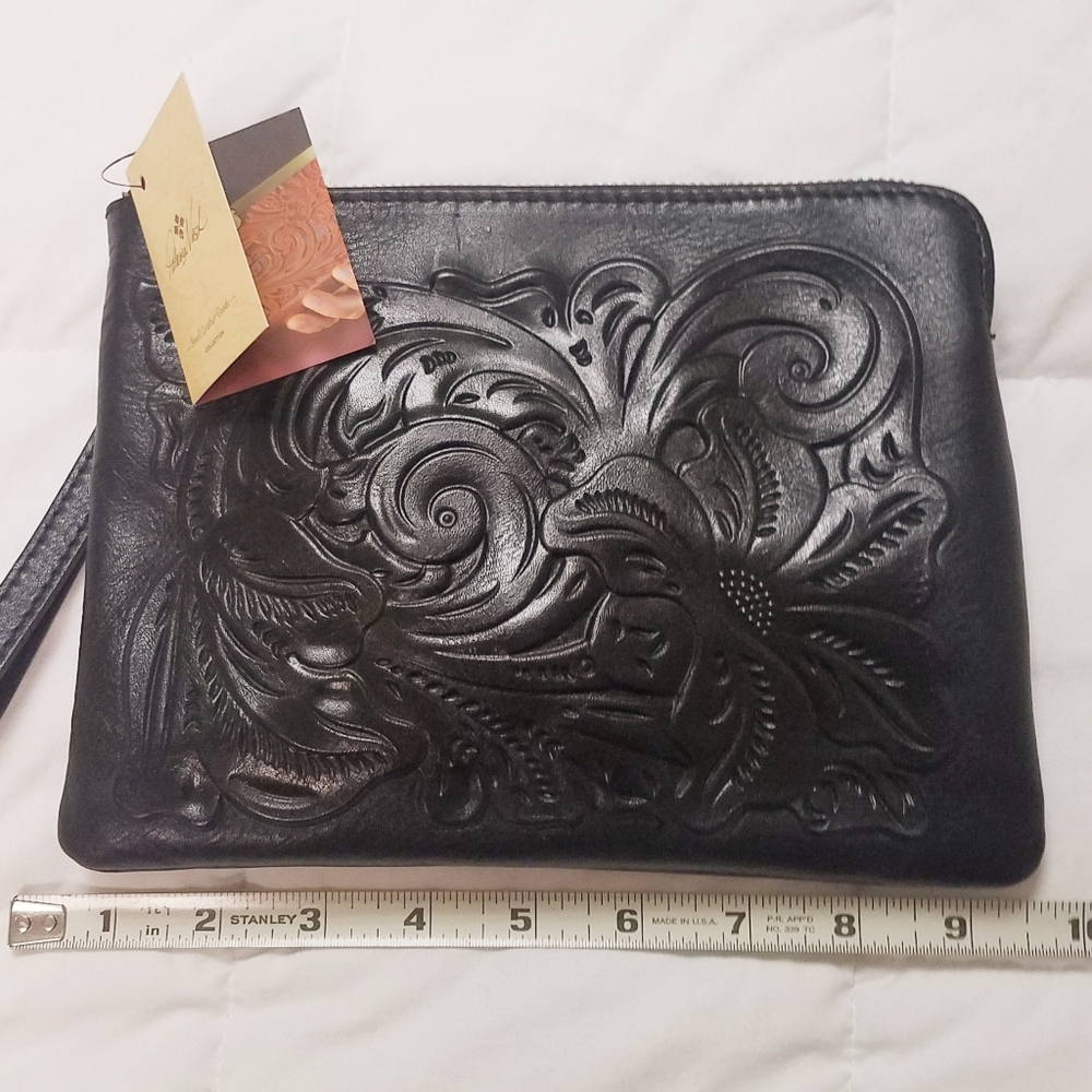 Patricia Nash Leather Clutch NWT